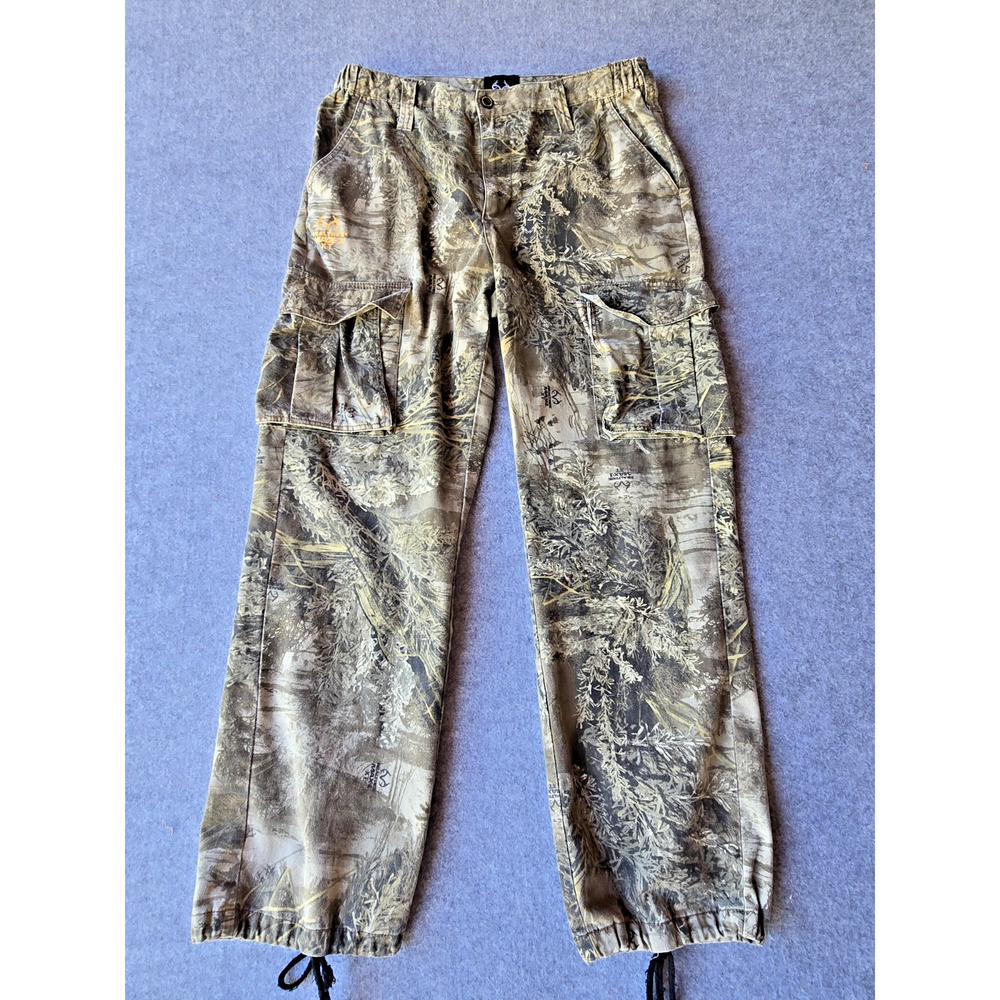 Camo Realtree Cargo Pants Men's Camouflage 33"x29.5" Hunting, Fishing, Ect.